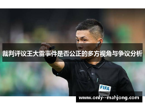 裁判评议王大雷事件是否公正的多方视角与争议分析